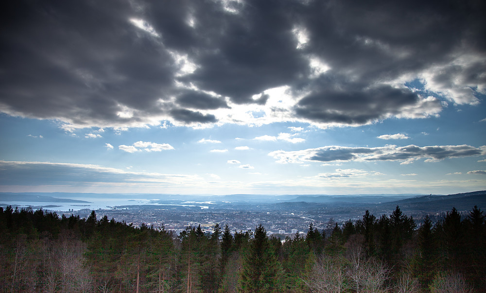 Utsikt mot Oslo fra Grefsenkollen