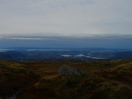 Utsikt mot Bergen fra Livarden