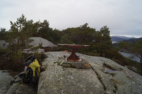 Toppen av Leirvågfjellet