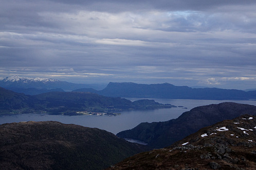 Utsikt mot Samnangerfjorden fra Søtefjellet