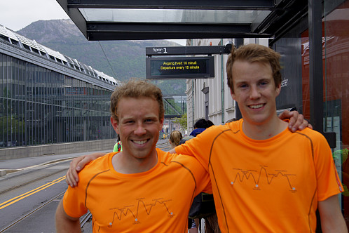 Årets turfest i Bergen ble gjennomført på 7t og 48min. Takk for turen Martin. Neste år skal vi løpe den.
