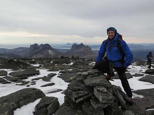 Meg på toppen av Lurfjelltinden, høyest i Bodø (1284 moh)