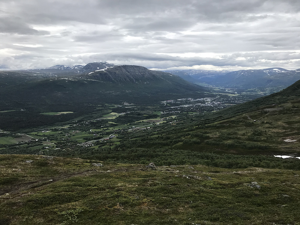 Utsikt mot Oppdal fra Stølhøa