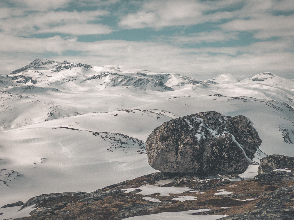 Ein av dagens mange vinklar mot Snota - bilete frå Kufjellet V. Eit motiv det er vanskeleg å bli lei av.