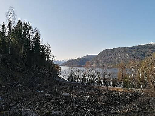 Seljordsvannet og Skorve bakerst i horisonten