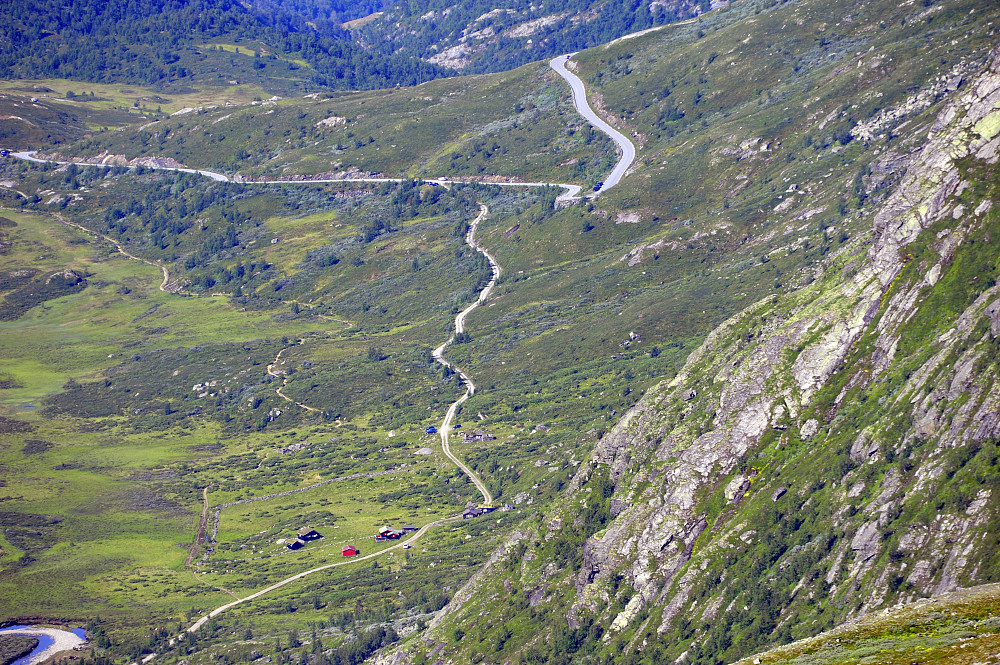 Noko av anleggsvegen i Helgedalen
