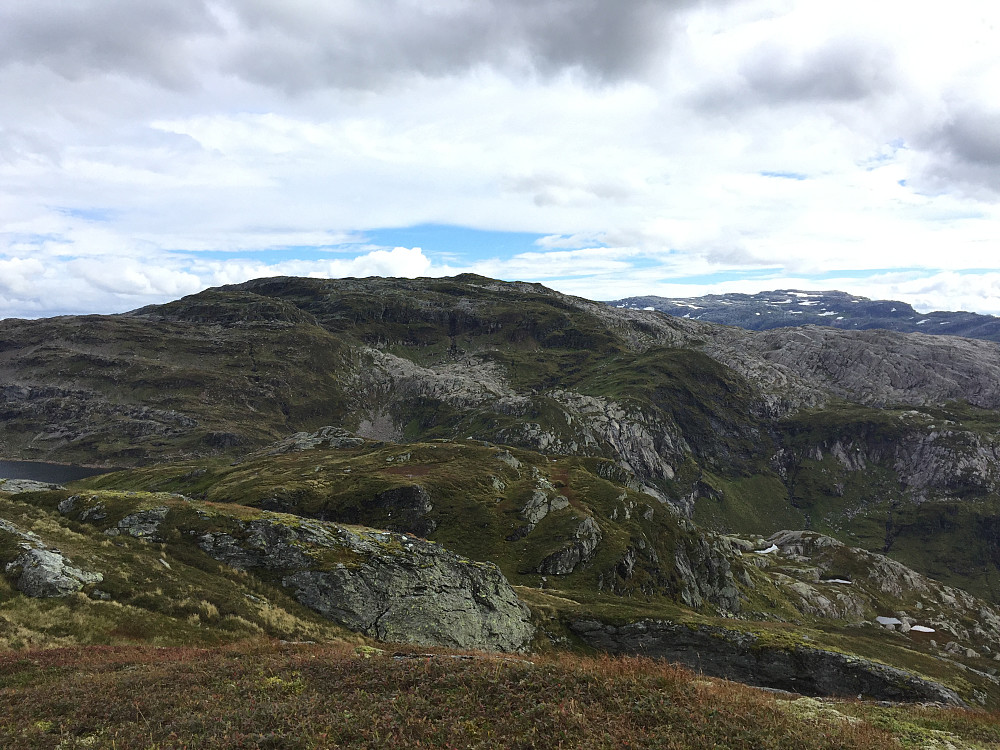 Trollskardtinden sett fra Hjellafjellet