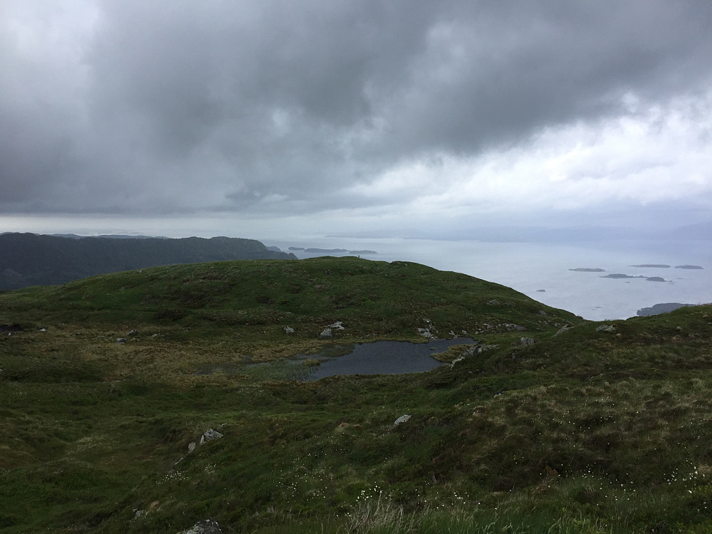 Utsikt mot nord fra Ilefjellet