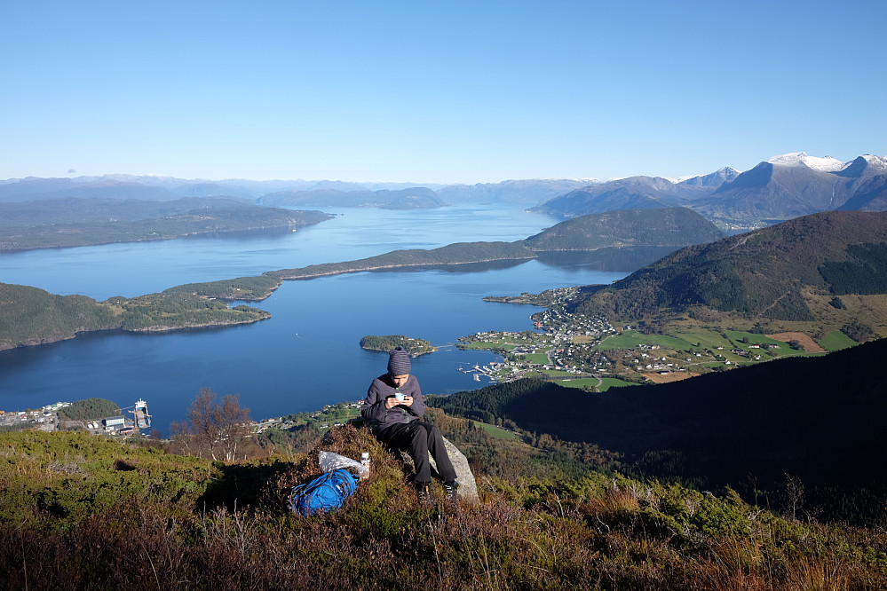 Matpause på vei opp