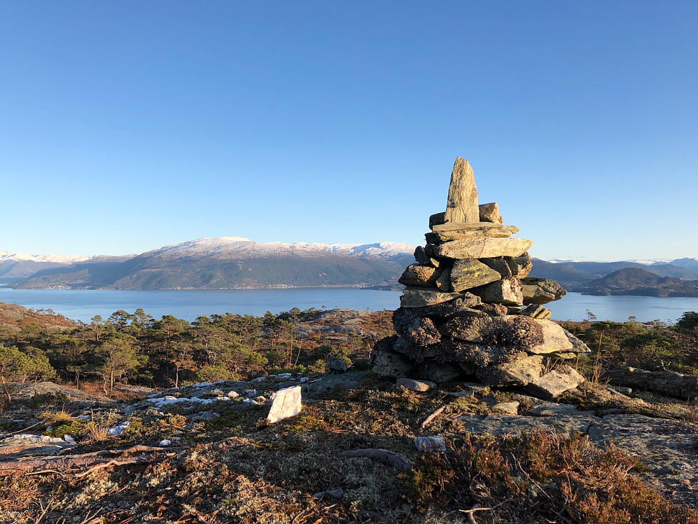 Toppen av Kongshaug, utsikt mot Kvinnherad