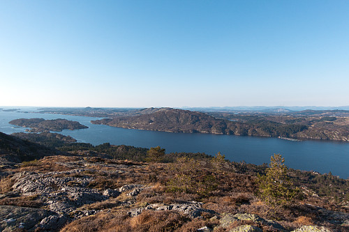 Utsikt nordover mot Radøy