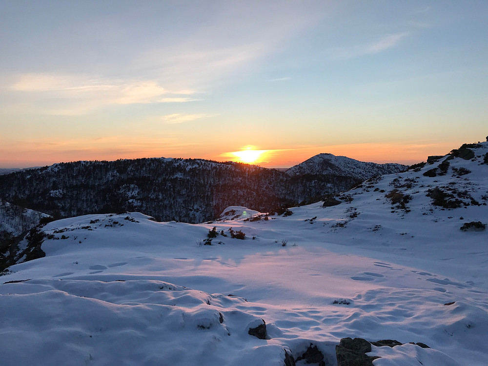 Gravdalsfjellet med utsikt mot Lyderhorn