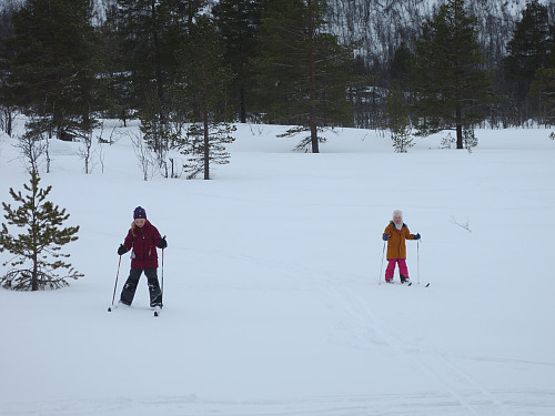 Skitrening utenfor løype....