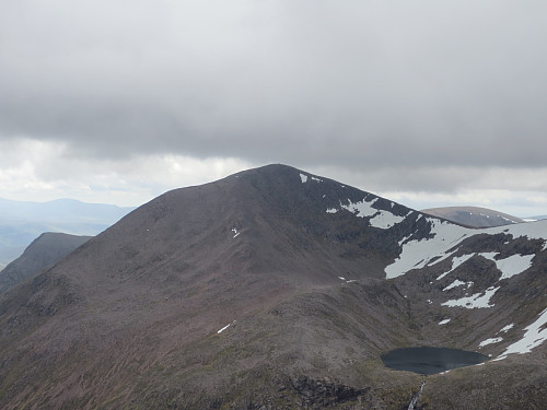 Utsikt mot Cairn Toul, 1291 moh fra toppen.