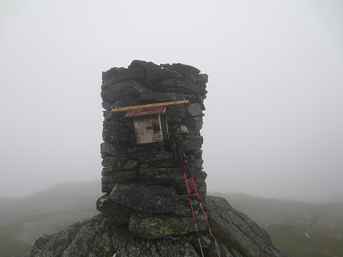 Toppen av Nordfjellet, 867 moh.