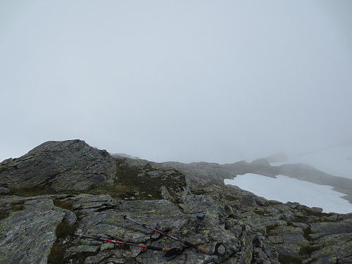 Østligste topp punkt på Ingebjørgsnuten, 1250 moh
