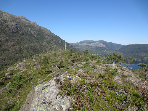 Toppen av Store Sundhaugen, hele 160 moh.