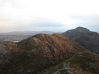 Borefjell (227 moh) sett fra Øyjordsfjellet