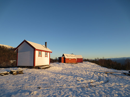 Koselige støler på Raudkleiv, 460 moh.
