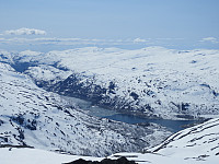 Utsikt ned i Valldalen.