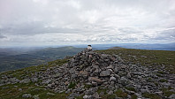 Toppen av Braigh Coire Chruinnbhal, 1070 moh.