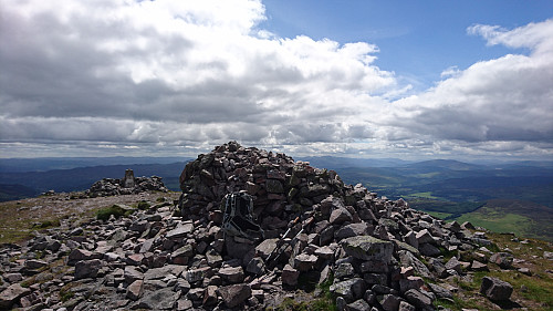 Toppen av Carn Liath, 976 moh.