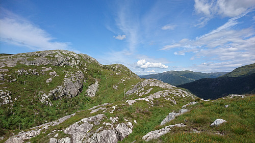 Nesten oppe på Skavdalsfjellet.