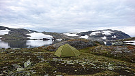 Allerede etter frokost var det, som forventet, begynt å skye til fra sørvest.