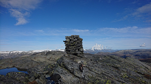Toppen av Bleikaberg, 1518 moh.