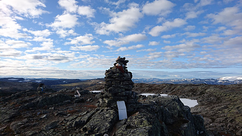Toppen av Møyfallsnuten, 1466 moh.