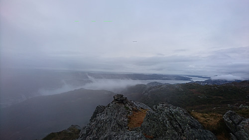 Utsiktspunkt på Raunfjellet.