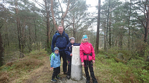 Toppen av Skeisåsen, 127 moh.