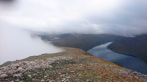 Oppe på den avrundede eggen på ca 750 moh. 