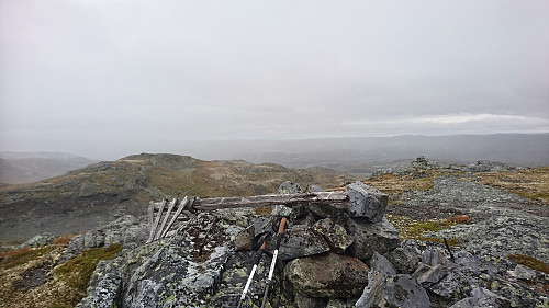 Toppen av Pæretrekkjaren, 1471 moh. 