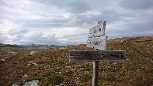 Endelig over Ambjørgsflåna. Bare litt over 1 km igjen nå...