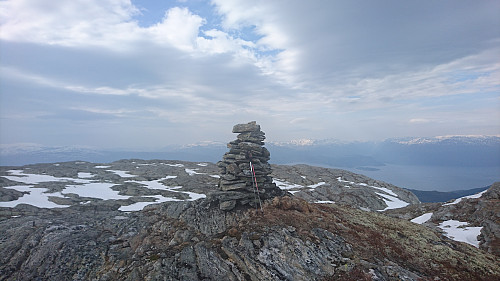 Toppen av Grytingsfjellet, 1092 moh.