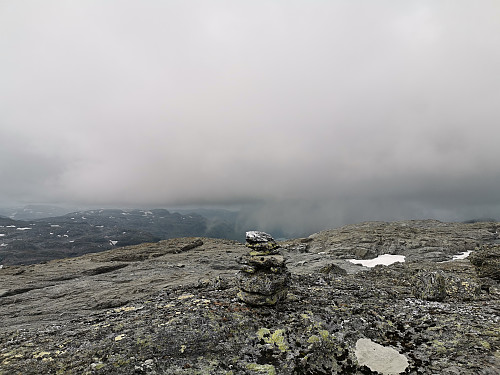 Toppen av Holmavassnuten, 1605 moh.