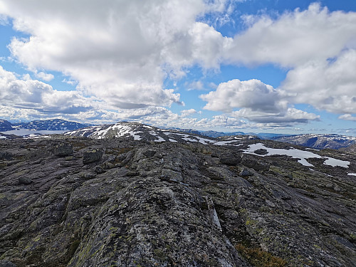 Toppen av Sørdalsfjellet, 1215 moh.