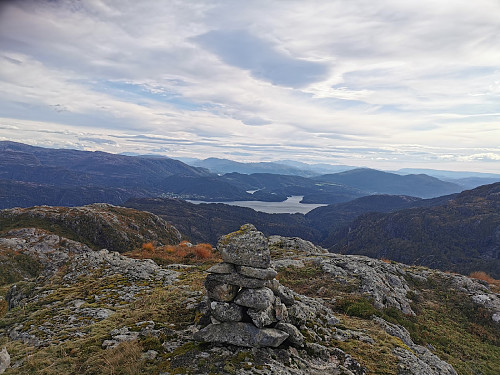 Toppen av Hiklettane 592 moh.