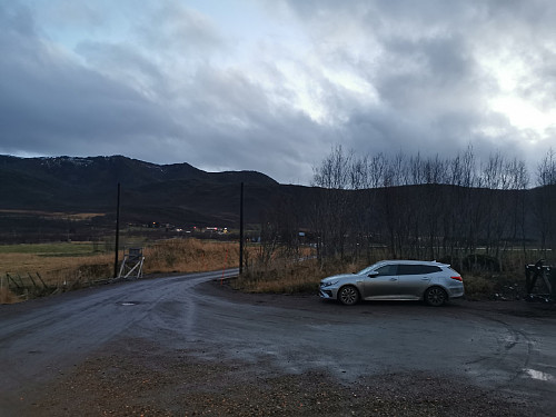 Parkering i Holmstaddalen