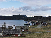 Fergekaien på Borgundøy.