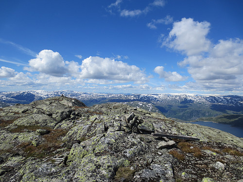 Toppen av Blåbergnuten, 1585 moh.