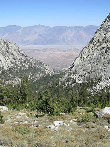 Owens valley i bakgrunden