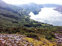 Utsikt fra Hovlandsstien mot Lifjorden