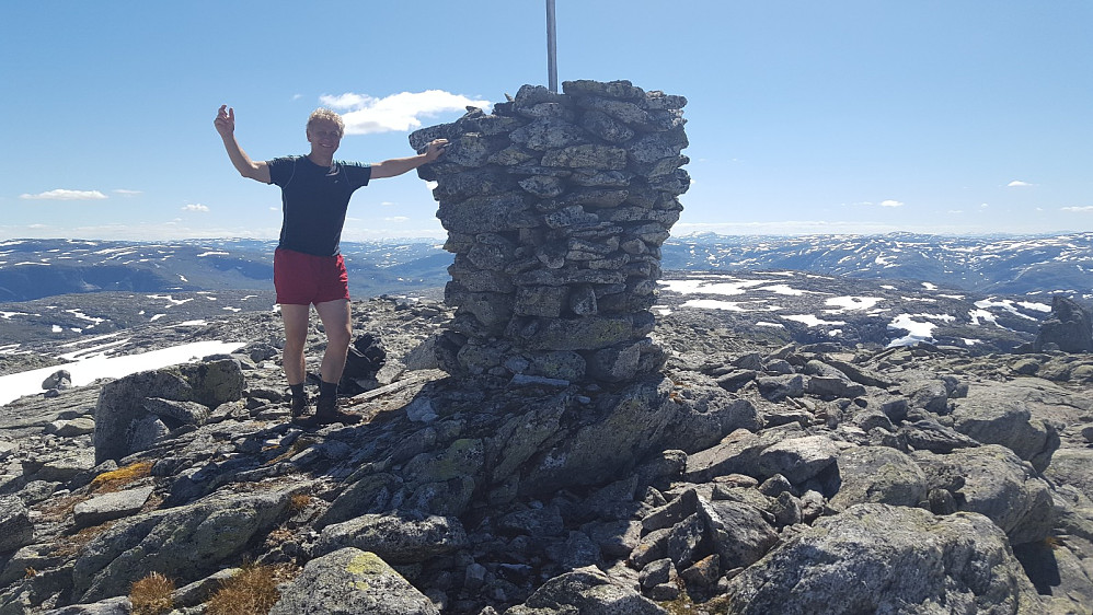 Toppen av Runderabben er nådd! Enda en kommunetopp!