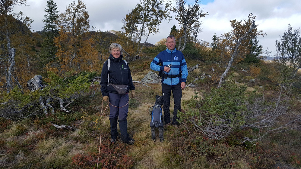 Vi gikk stien til høyre for Geitnuten