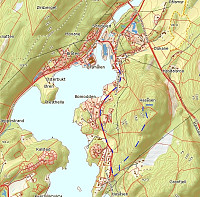 Kart over ruta vår