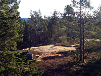 Fine bergpartier siste stykket mot toppen