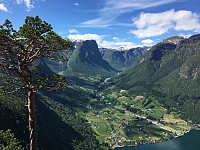 Utsikt fra Mulakamben i vakre Fresvik