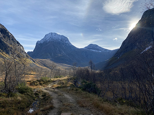 På traktorvegen i retning Sjøbolet.